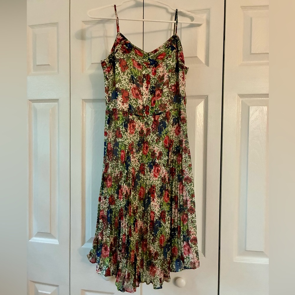 Daniel Cremieux Multicolor Floral Midi Dress